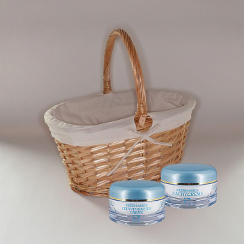 Meerwasser Kosmetik F.Teebken - Gesichtspflege Set + Wellnesskorb