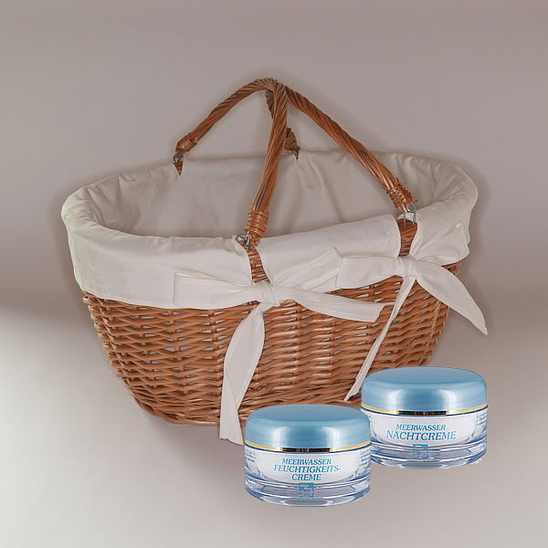 Meerwasser Kosmetik F.Teebken - Gesichtspflege Set + Wellnesskorb